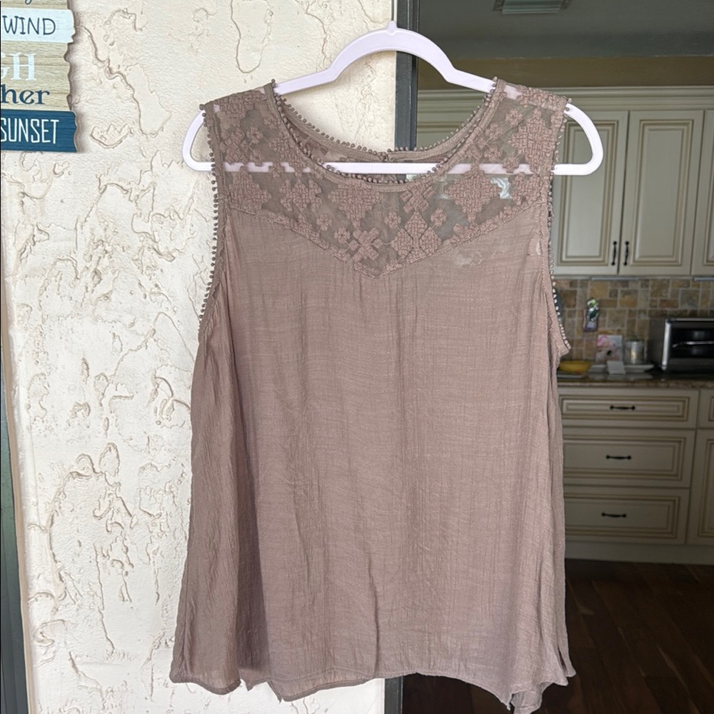 Style & Co. Asymmetrical Sleeveless Tank Top